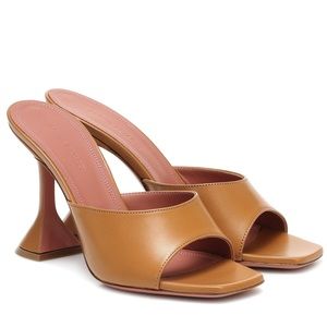 Amina Muaddi Tan Lupita Heels